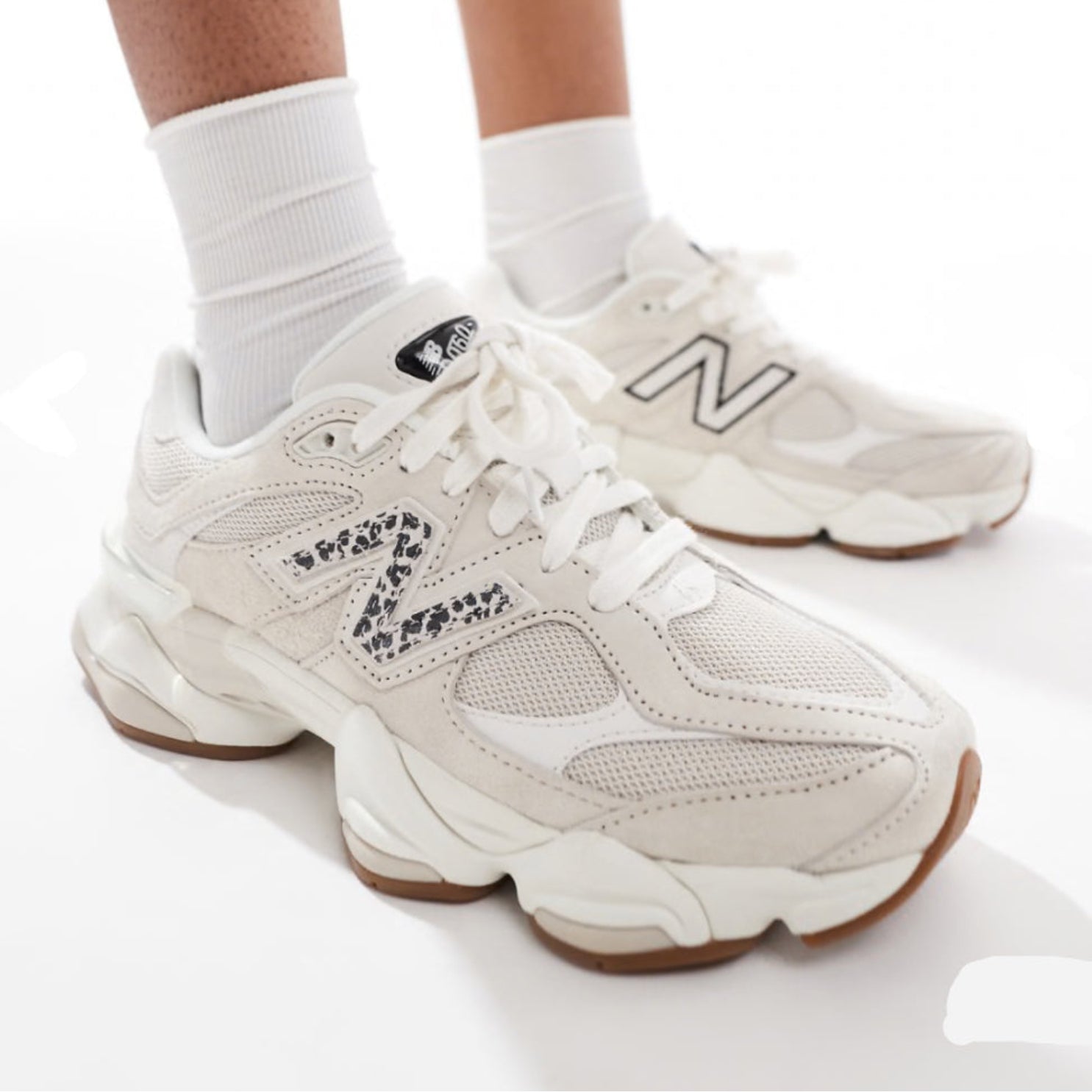 NB 9060 'Cream Leopard Print' SALE